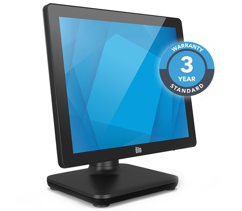 EloPOS with 3-year standard warranty badge